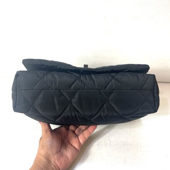 INC International Concepts Shoulder Chain Handbag Quilted Fabric Small Size - Picture 7 of 10